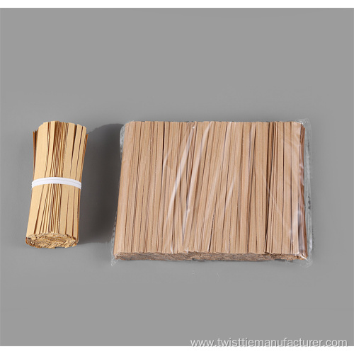 Logo Printed Kraft Paper Twist Tie Packing